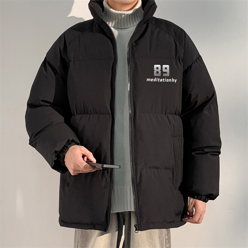 2024冬季新款港风光影墙大码厚板烫棉衣M-5XHM24549-19-特P50,男装棉衣,电商A022