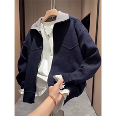 M011-P62文艺原宿包芯绒高质量毛衣潮流ins气质时尚新款简约，男装针织衫/毛衣，电商B323A
