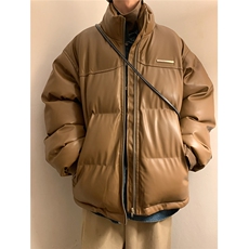 2022冬季新款立领宽松皮棉衣男百搭棉服XZ518-2-MY70，男装棉衣，四季星座518-2