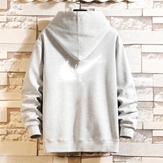 KS21111-P38连帽开衫卫衣男运动外套大码班服砖墙挂拍，男装卫衣，电商A040A
