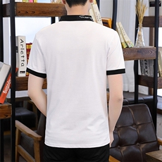 数字十八L01POLO衫短袖95棉夏季新款P26，男装Polo衫，星座306A