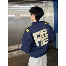 潮牌美式刺绣连帽重磅加绒卫衣男士冬季新款百搭宽松休闲情侣帽衫，男装卫衣，星座1210-1