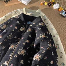 主推高品质丝绒复古提花重工棒球服外套中性夹克上衣H933特批75，男装夹克，电商A341