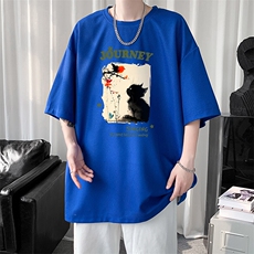 华夫格t恤男短袖男大码五分袖大皂风HT73433-P22，男装T恤，电商A040