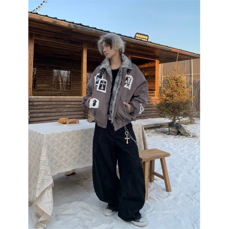 1506-1/MS50491/P126新款冬季棉服棉男生保暖面包服运动休闲潮牌,男装棉衣,星座1506-1