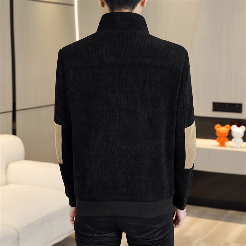2023抖音秋季新品男士立领拼接夹克外套休闲百搭上衣男A99P85,男装夹克,电商B226