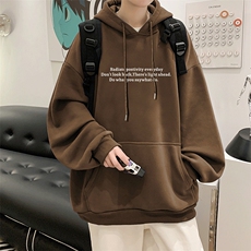 抖音供货、重磅360克现货字母印花连帽卫衣宽松HD019-1-LMWY4450，男装卫衣，电商019-1