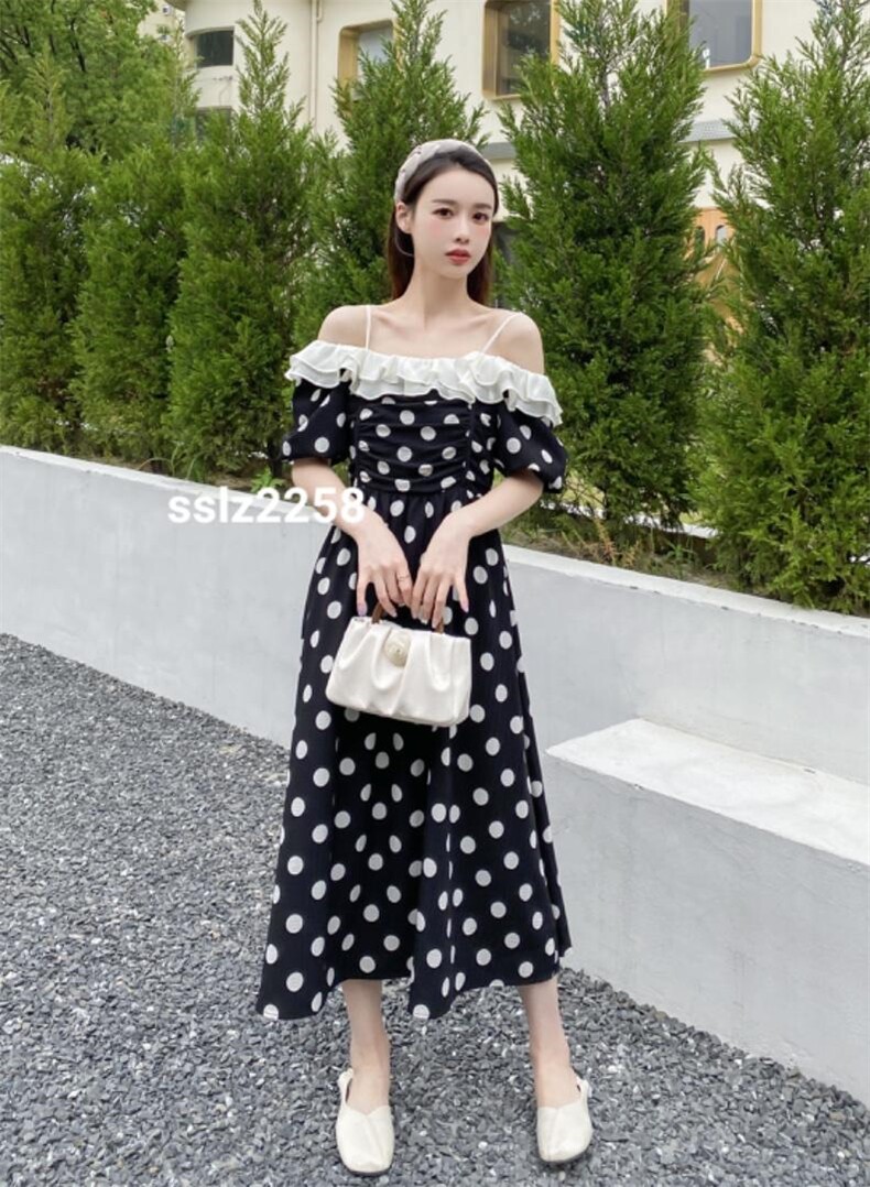 新款时尚韩版修身公主连衣裙补单，女装连衣裙，时尚靓姿