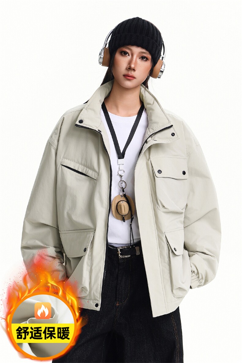 美式新款秋冬多口袋户外机能休闲棉衣外套A436-W990-P95138,男装棉衣,电商A436