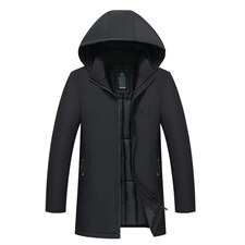 B-N2227冬季男士棉服外套男装可脱卸帽修身加棉保暖潮流P96，男装棉衣，电商B360