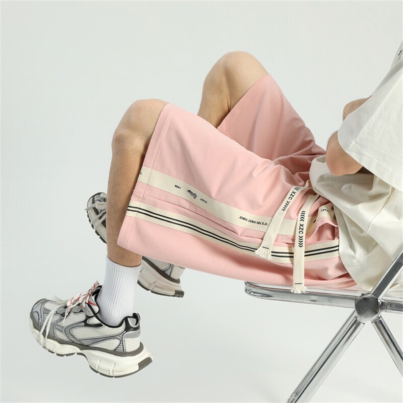 撞色休闲裤短裤男1209-1-DK11-P30现货不缺货，男装牛仔裤，星座1209-1