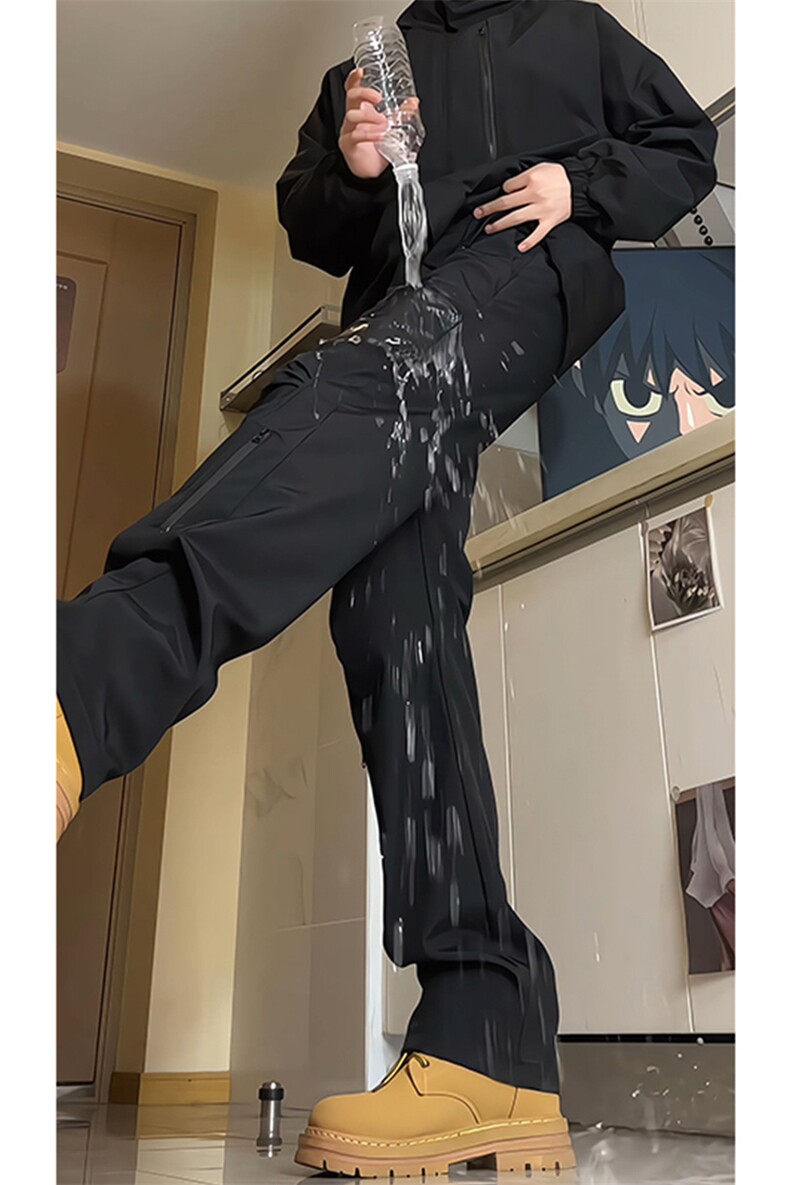春秋季高个子冲锋裤男户外登山裤子115CM直筒美式188工装KZ019P50,男装休闲裤,电商B312
