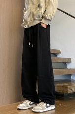 2026春季新款内景重磅斜纹弯刀卫裤M-5XLHK25891-特P35，男装休闲裤，电商A022