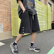 2024夏季排扣运动休闲裤短裤五分裤313A-1-KK273-P35控48，男装休闲裤，星座808A-1