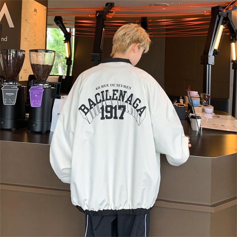 特P75控128100聚酯秋款满天星新款撞色两面穿夹克男外套男XJ2416,男装夹克,电商B370
