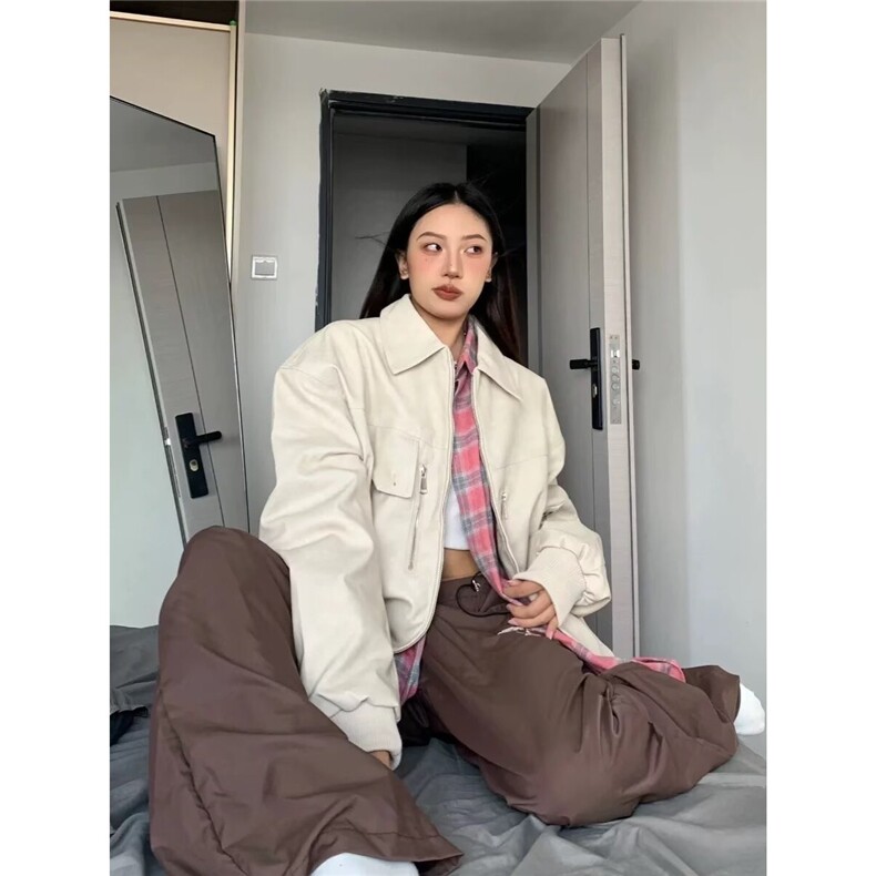 219-P70男美式工装飞行员夹克男春秋新款男生棒球服,男装夹克,电商B323A