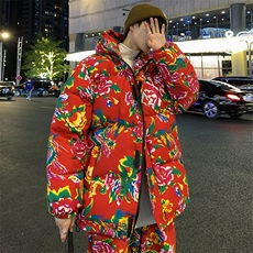 MY206连帽保暖防寒棉衣外套新中式汉服表演出团队男女大码情侣袄，男装棉衣，星座115A(原星座507）
