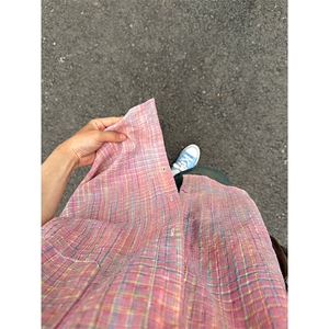 短袖衬衣男夏季新品港风宽松大码青年格子衬衫 CS282-P35图片