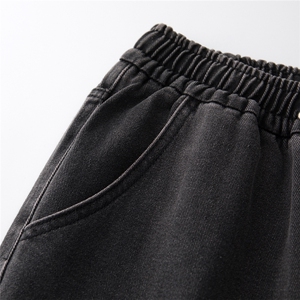 【现货库存】美式抽绳牛仔裤男直筒休闲裤子A080-8299-P45控68图片