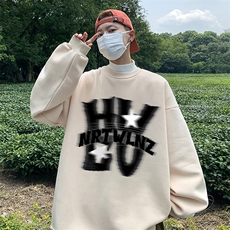 直播360克重磅美式印花卫衣Y213特P28同步供应华棉品质P38特，男装卫衣，电商A486
