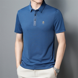 夏装冰丝短袖t恤中年男士2023夏季运动服套装中老年男装衣服图片