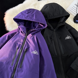 24冬户外单板双板防水防风滑雪服男士加棉加厚保暖情侣款M77-P160图片