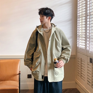 新款现货户外连帽夹克男 冲锋衣外套JK813 -P80图片