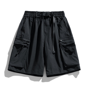夏季高品工装短款男纯色宽松大码潮牌五分裤DSA157-1-D601-特P45图片