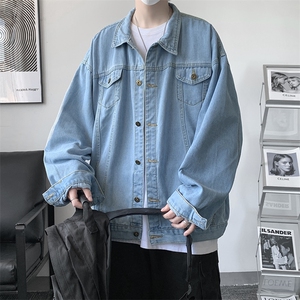 牛仔夹克男大码牛仔外套男茄克 NJ77390-P60图片