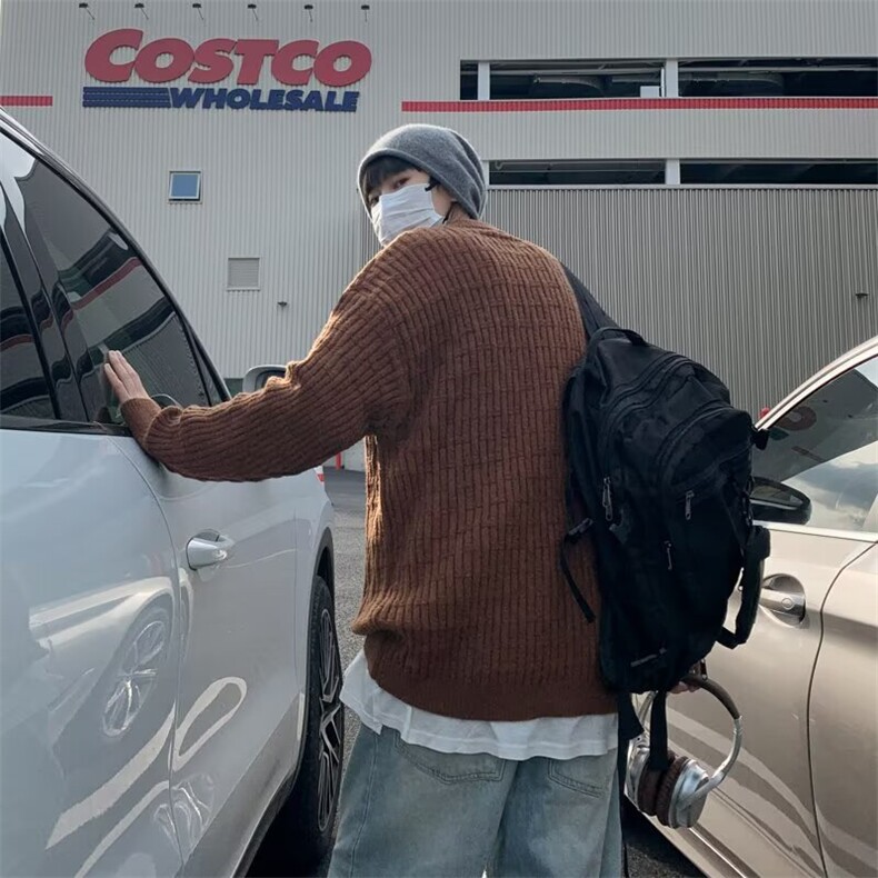 流行日系长袖毛衣潮流简约百搭新款气质ins时尚慵懒SW7009，男装针织衫/毛衣，星座516A