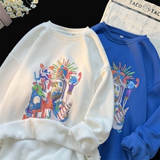 抖音供货、重磅加绒加厚卫衣秋圆领宽松D223A-DY-WY2213-P48，男装卫衣，电商019-1