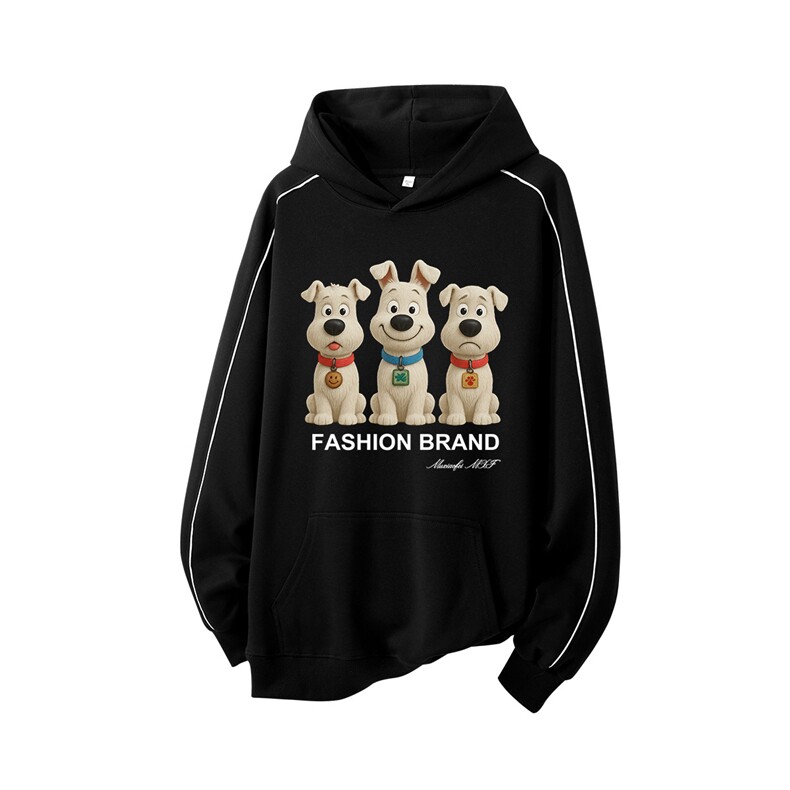得物供货、复合重磅420克现货连帽卫衣宽松HD019-1-WYT2562-特P45,男装卫衣,电商019-1