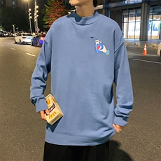 半高领毛衣男士大码针织衫男毛线衣男M18262-P45加绒款-P65，男装针织衫/毛衣，电商A040