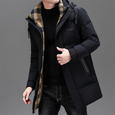 BZC2396钱塘2020-2时尚休闲简约冬季厚款中年男士羽绒服P300，男装羽绒服，钱塘207-2