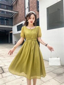 夏季新款连衣裙现货图片