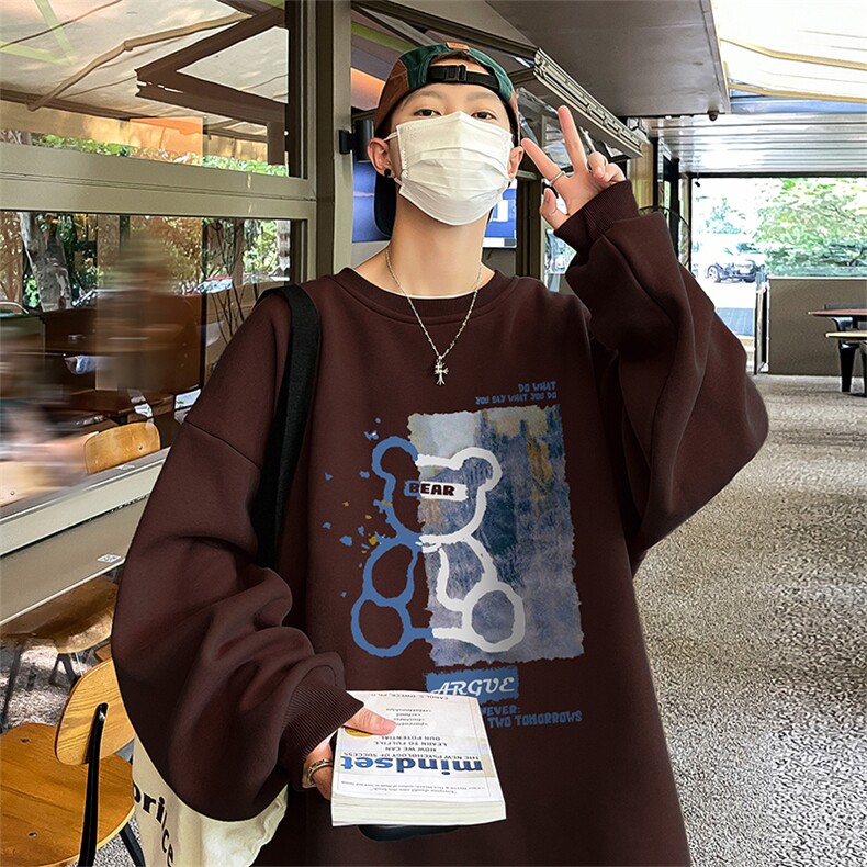 直播360克重磅美式印花卫衣Y230特P28同步供应华棉品质P38特,男装卫衣,电商A486
