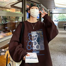 直播360克重磅美式印花卫衣Y230特P28同步供应华棉品质P38特，男装卫衣，电商A486