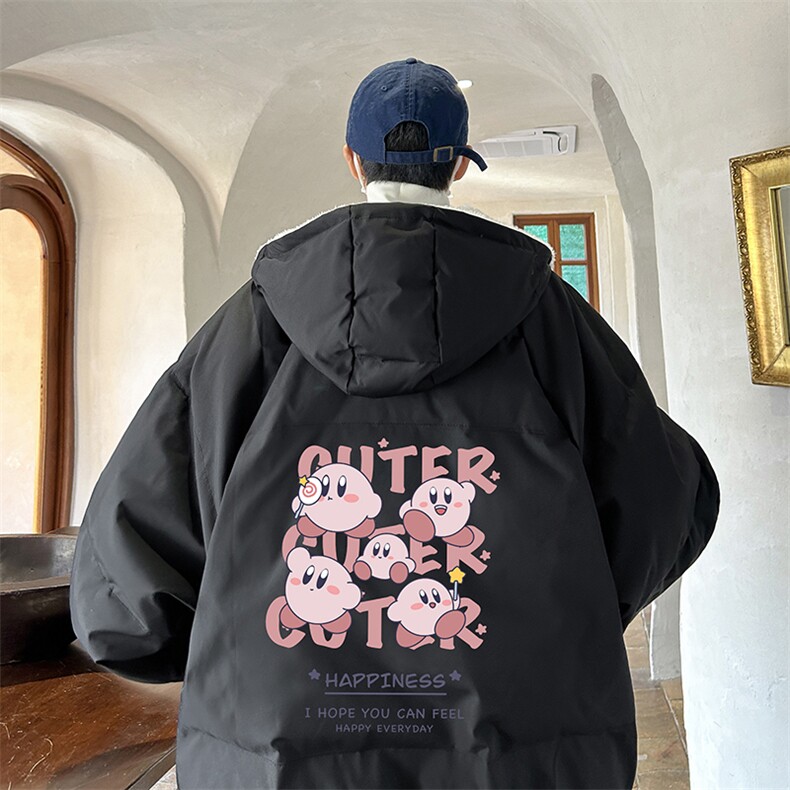 控128加绒面包服男大码羊羔毛棉衣男MY16310-P100,男装棉衣,电商A040