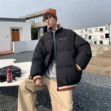 情侣装棉衣男2023冬季加厚外套立领棉服韩版宽松棒球服W5810-P67，男装棉衣，星座512-2