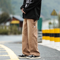 美式高街工装牛仔裤男潮牌直筒阔腿牛仔长裤XN508-P45，男装牛仔裤，星座1001-1