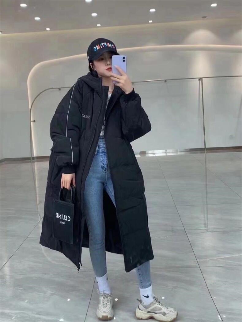 中长款羽绒服，女装羽绒服，EE