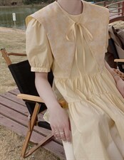 披肩两件套连衣裙，女装连衣裙，驿谷