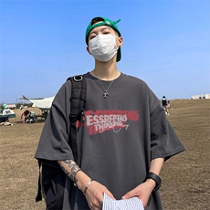 量大优供视频220克美式短袖t恤T2276得物直播有280克品质，男装T恤，电商A486