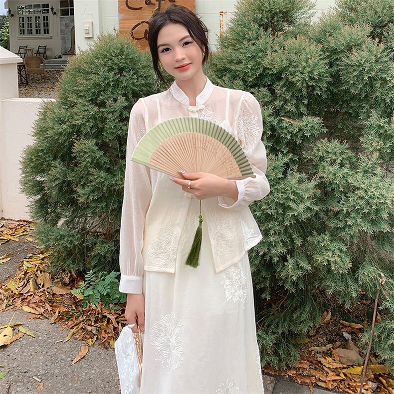 9917新中式套装批155控228,女装套装/套裙,浙宝305