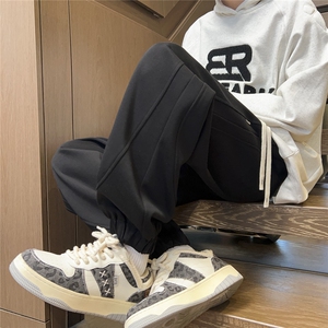 出大货      秋季休闲裤男宽松运动裤D329-QM633-P55-控78图片