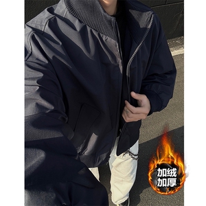 网图！美式立领飞行员防水棉服男加厚保暖宽松棉衣25XM88260特P48图片