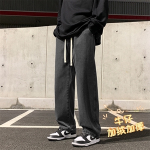 美式高街复古秋冬加绒宽松直筒潮牌休闲裤K823特批35-加绒特批45图片