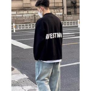 秋冬季新款男士立领拉链针织时尚修身拉链上衣简约净版气质外套潮图片