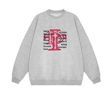 2025年秋季套头长袖时尚百搭通勤简约休闲，女装卫衣/绒衫，花可