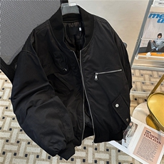 美式高街飞行员夹克棉服外套男冬季潮牌工装棒球上衣MF285-P103，男装夹克，星座412-3